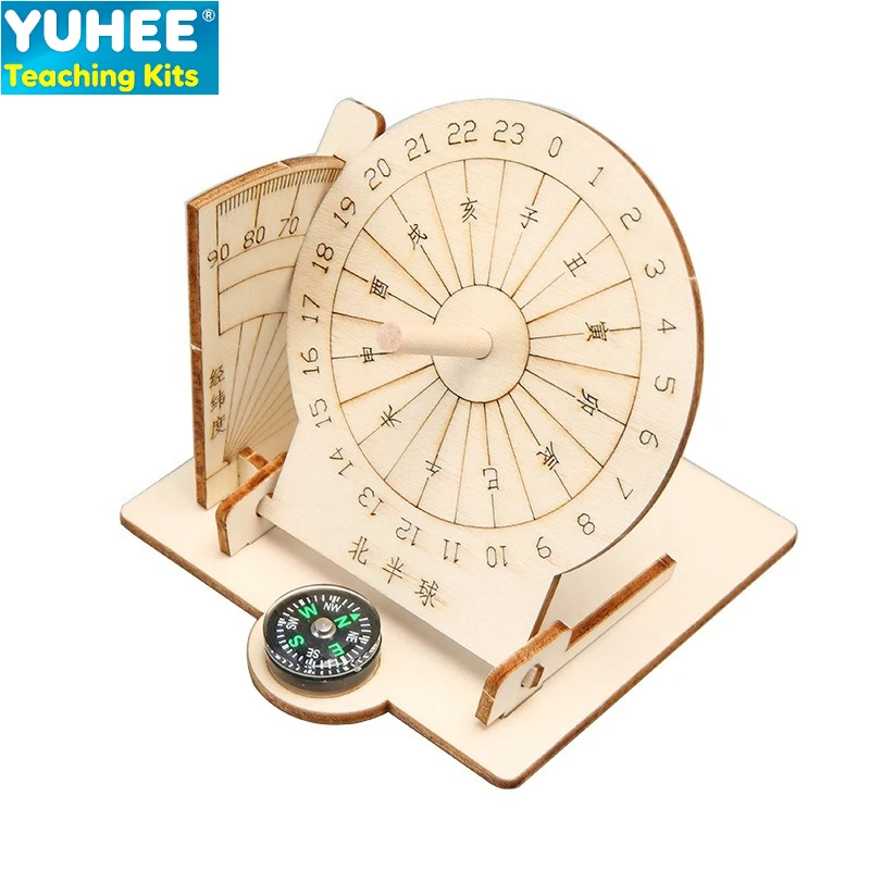 

Деревянный набор для создания солнечного часов YUHEE027