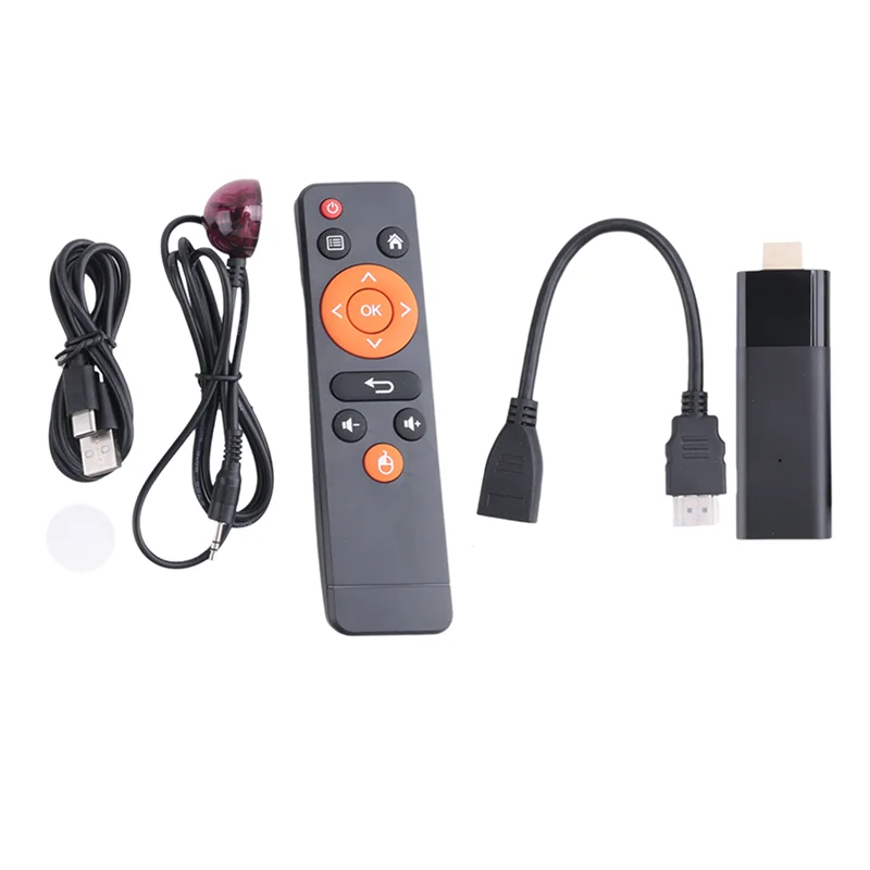 Фото GROCE-Smart TV Stick Android 10, двойной Wi-Fi 4K HDR10 Q6, мини-телевизор, Smart TV Box, медиаплеер PK DQ06, прочный (B) №1