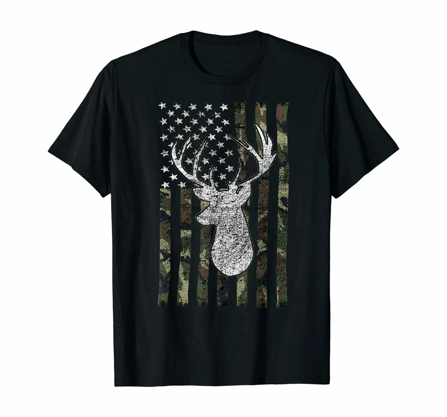 Классическая футболка унисекс Whitetail самец оленя охотничий американский камуфляж