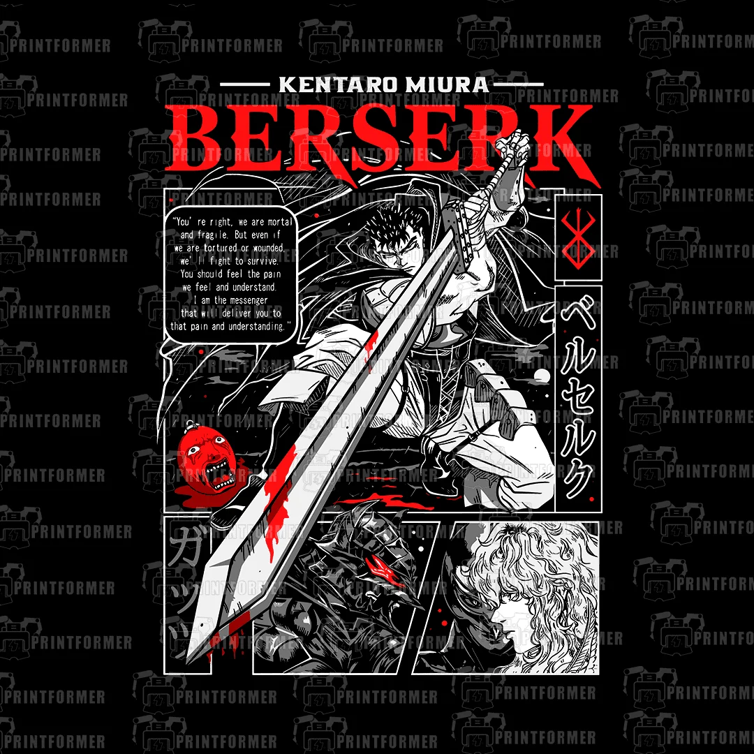 Футболка унисекс Kentaro Miura`s Berserk / Miura