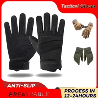 outdoor tactical gloves sport gloves army full finger combat motorcycle non slip mittens camping hunting protective gloves