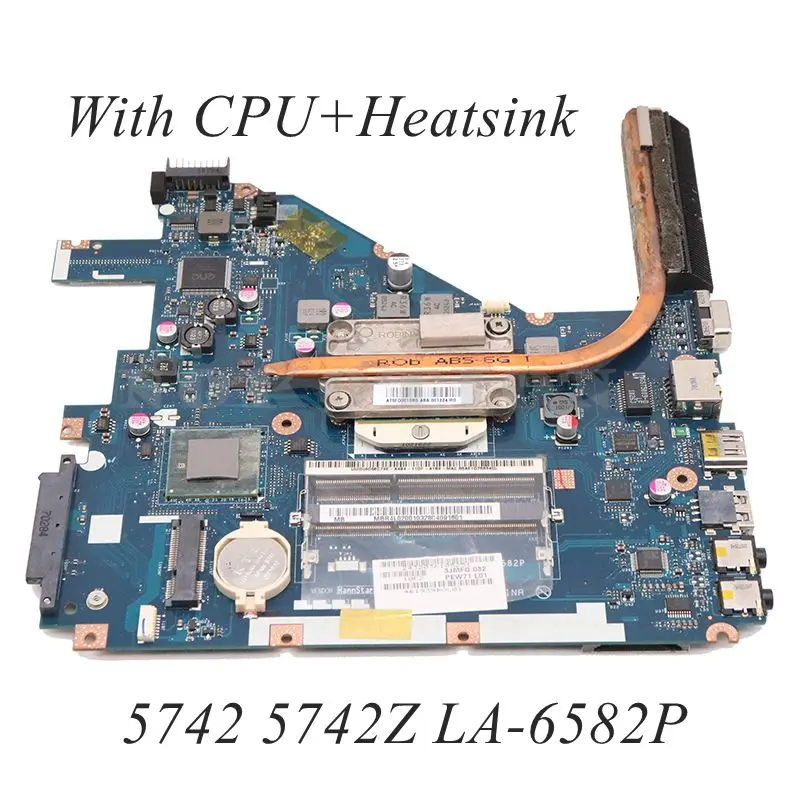 

Материнская плата для ноутбука Acer aspire 5742, 5742Z, 5742G, 5733, 5733Z, определенная фотография 71, с процессором + радиатором вместо детской