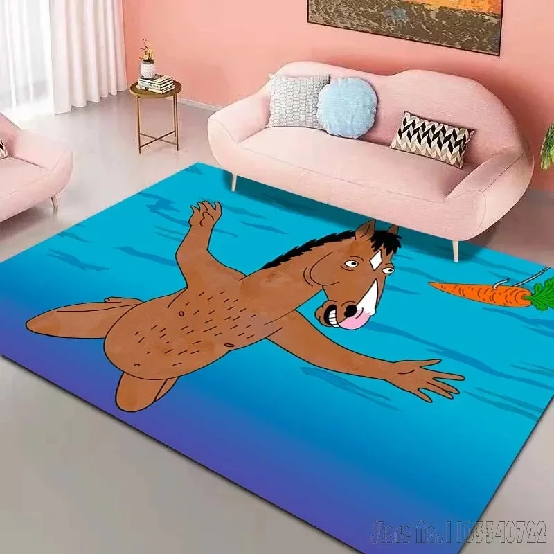 Ковер с принтом B-Bojack Horseman для дома гостиной спальни дивана коврик двери декор