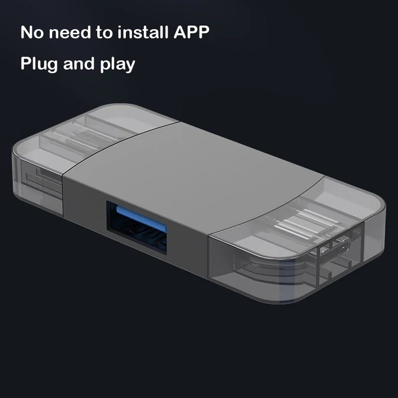 Type C/USB 3.0 OTG Card Reader High-speed Universal TF/USB Smart Memory SD for Android IOS Phone Computer Extension Adapter |