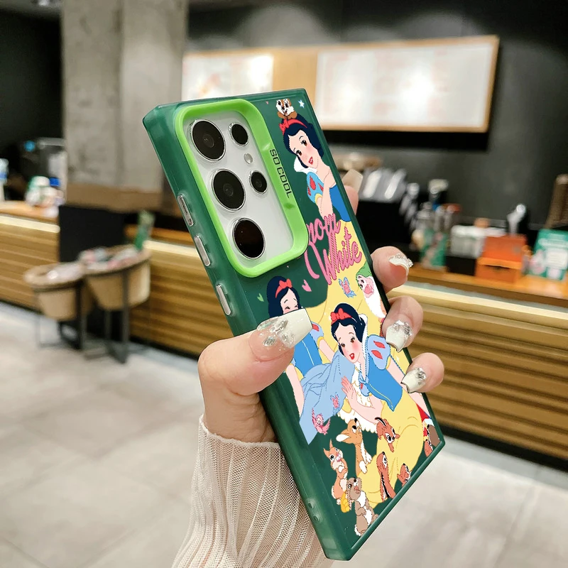Чехол для телефона с принцессой Disney Samsung Note20 S20 S21 S22 S23 S24 FE Plus ультратонкий яркий