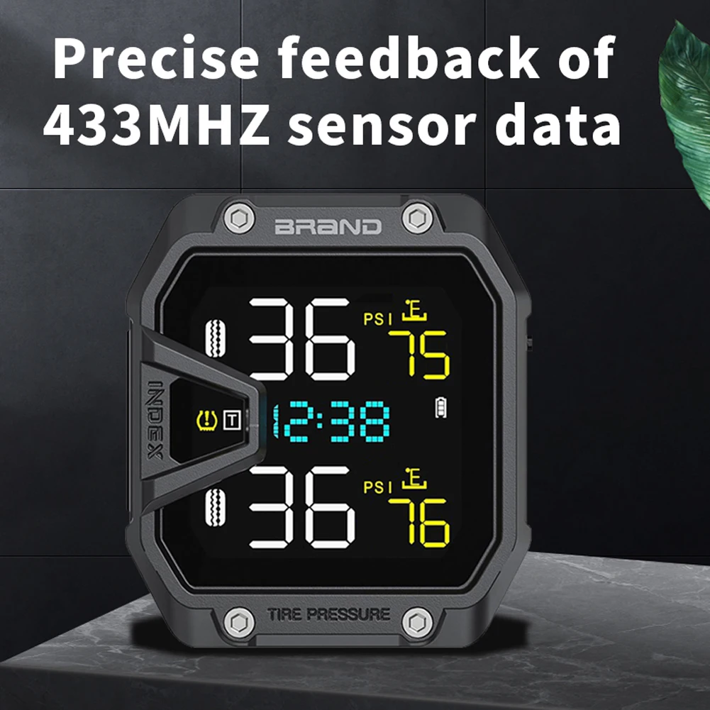 Мотоциклетная система контроля давления в шинах TPMS с 2 датчиками ...