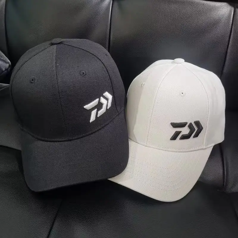 

Daiwa Fishing Hats for Men Outdoor Sun Protection Fishing Caps Embroidery Baseball Cap Adjustable Snapback Cotton Trucker Hat