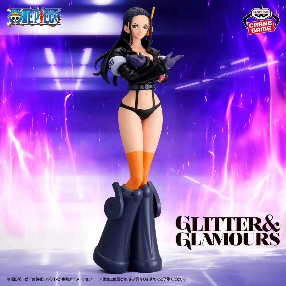 Фото Оригинальная фигурка Нико Робин в стиле Egghead из серии Glitter&Glamours от Bandai (в наличии), аниме-модель, игрушка в коробке, подарок №2