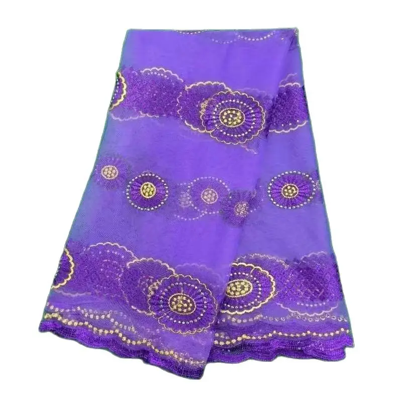 2023 on sale cheap many good design shawls Hot Sale Fashion Muslim African Women Dubai Scarf Big Size Embroidery voile splicing