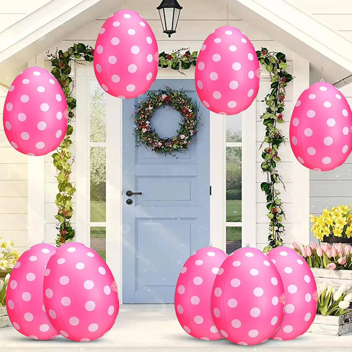 24-дюймовые надувные пасхальные яйца гигантские наполняемые красочные