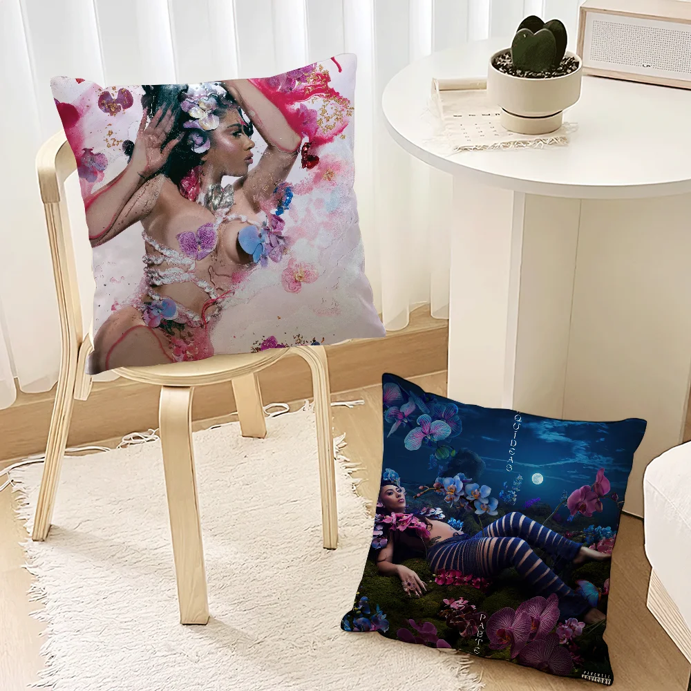 Singer K-Kali U-Uchis O-Orquideas наволочка для гостиной акцент диван поддержка спины