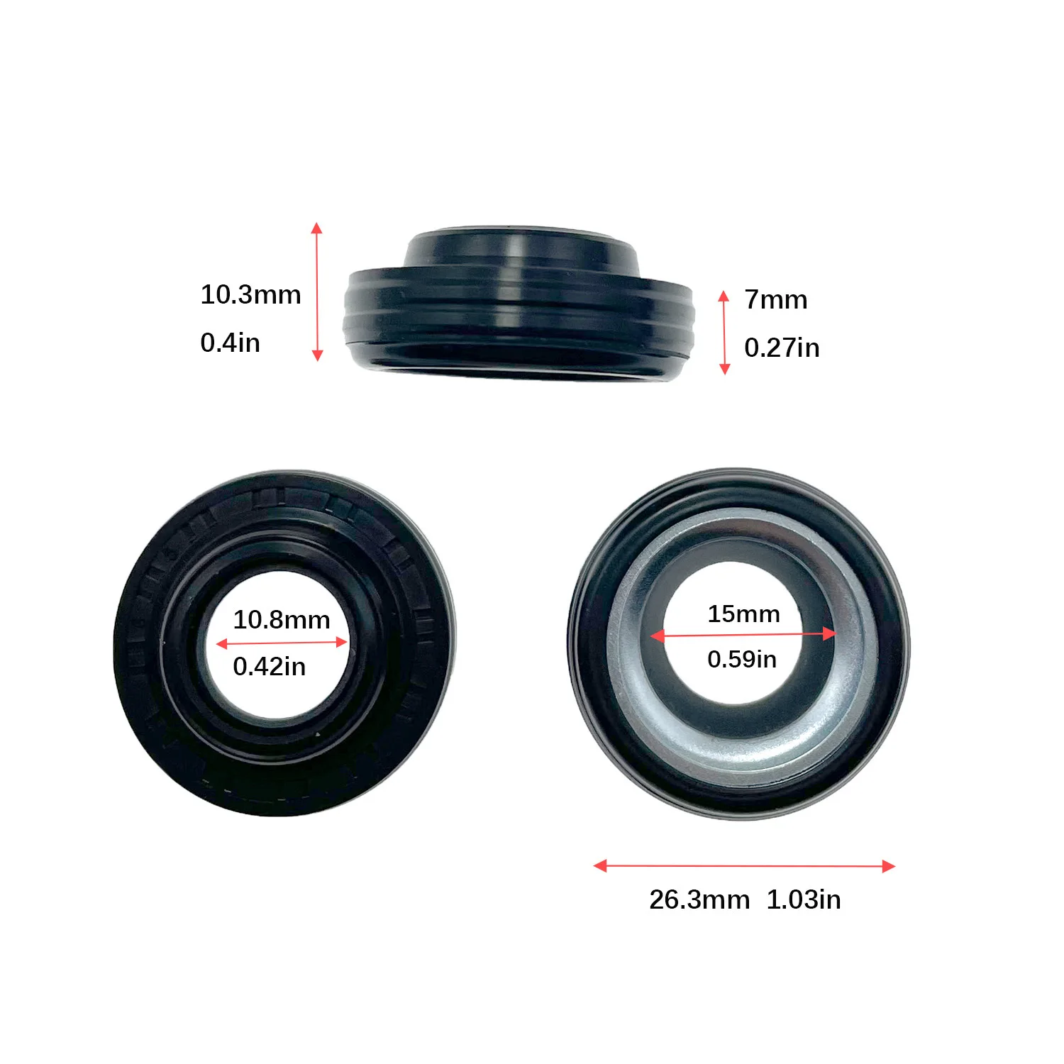 Масляное уплотнение компрессора для V7 V5 / DKS 17C / MSC 90,MSC 105,Calsonic VT