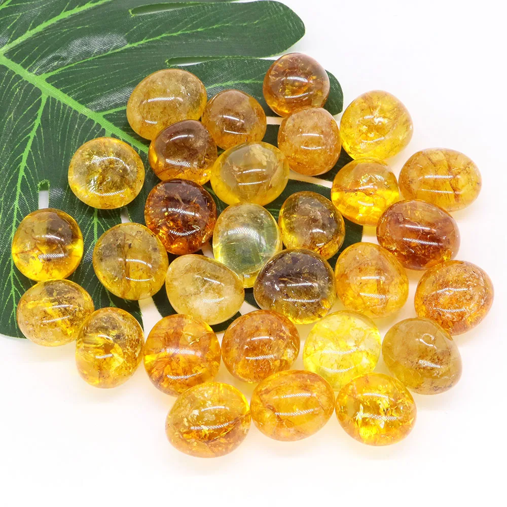 

Желтый трещинный кварц