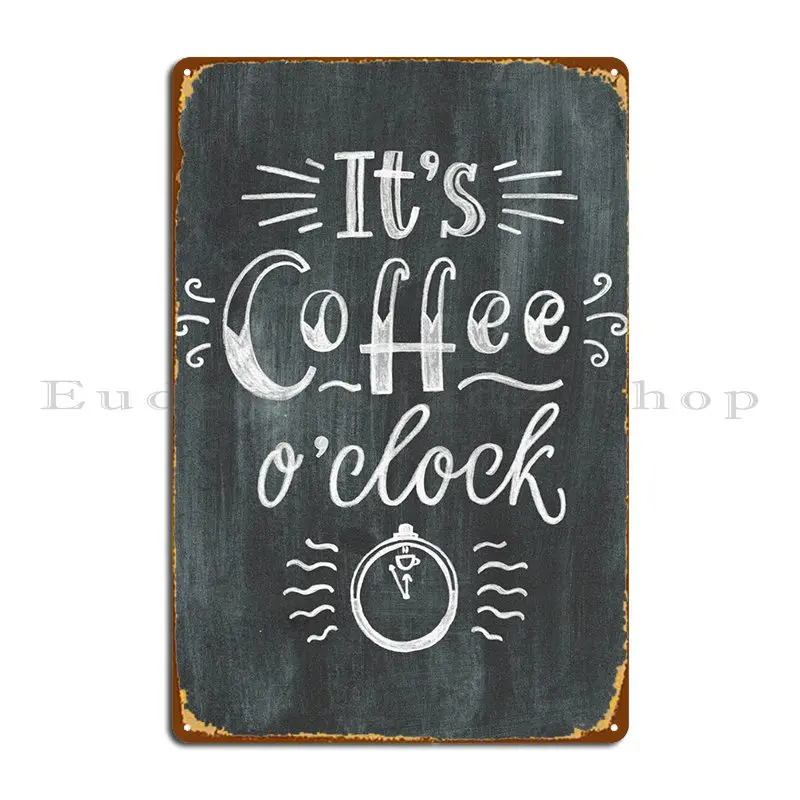 

Его кофе Oclock металлический плакат для кинотеатра гаража бар Печатный фотографический плакат