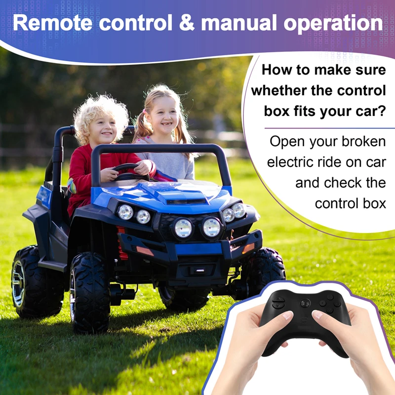 Детский электромобиль 2 4G Bluetooth дистанционное управление электромобили запасные