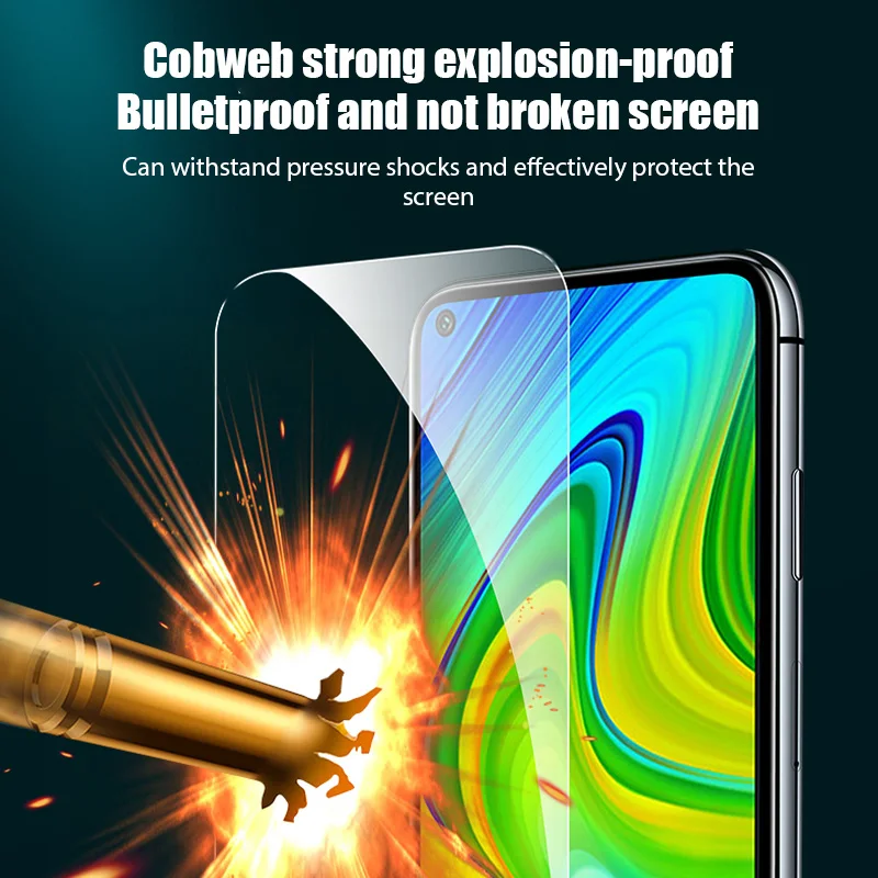 6in1 Tempered Glass for Xiaomi Mi 9 10 11 Lite 10T 9T Pro A2 A3 Screen Protector for Xiaomi Poco F3 GT M2 M3 M4 X4 Pro 5G X2 X3