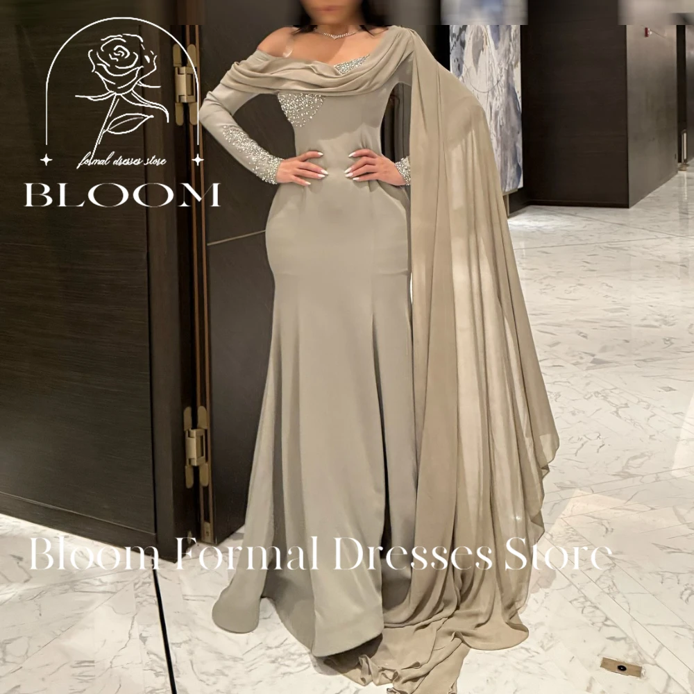 Вечернее платье ALEESHUO шифоновое