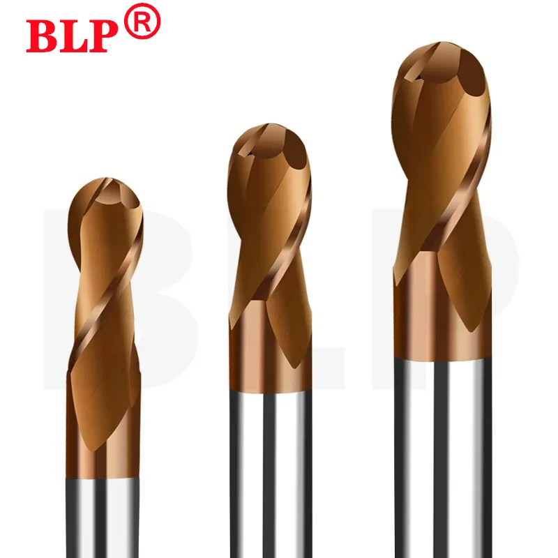 

Milling Cutter Alloy Coating Tungsten Steel Tool Cnc Maching Hrc55 Ball Nose Endmills Top Milling Cutter Machine Endmill tools