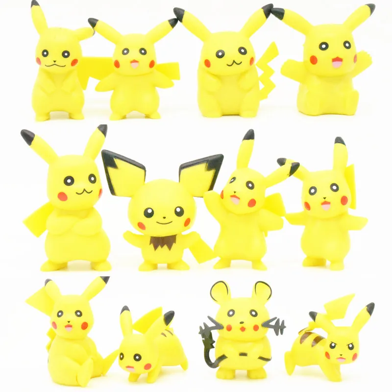 

4-8CM Pikachu Pokemon Figures Toys Psyduck Charizard Action Figure Model Pokemon Doll PVC Toy Collection Action Model Toy Gift