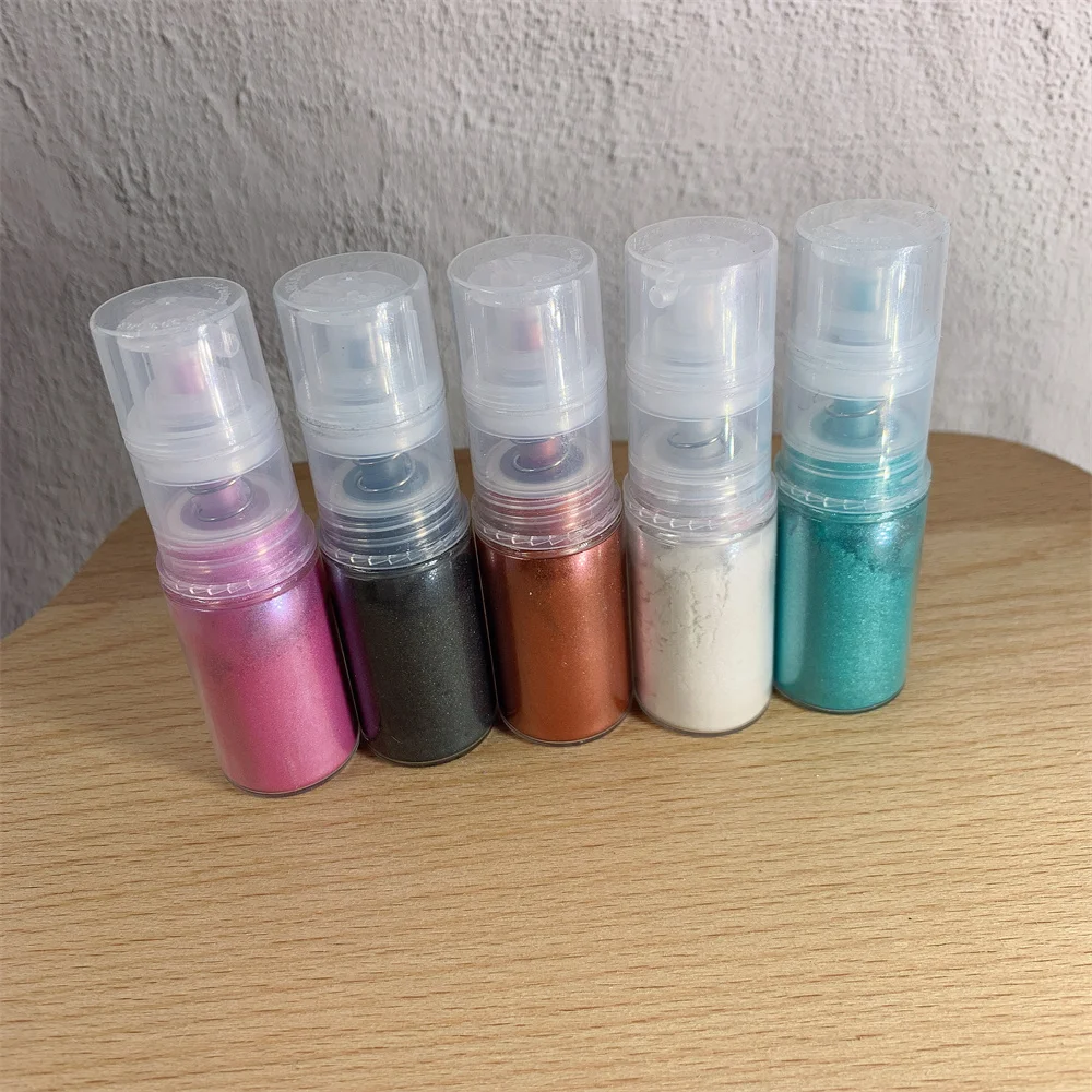 Мерцающая серебряная и Золотая пудра в форме мусса распылитель для выпечки