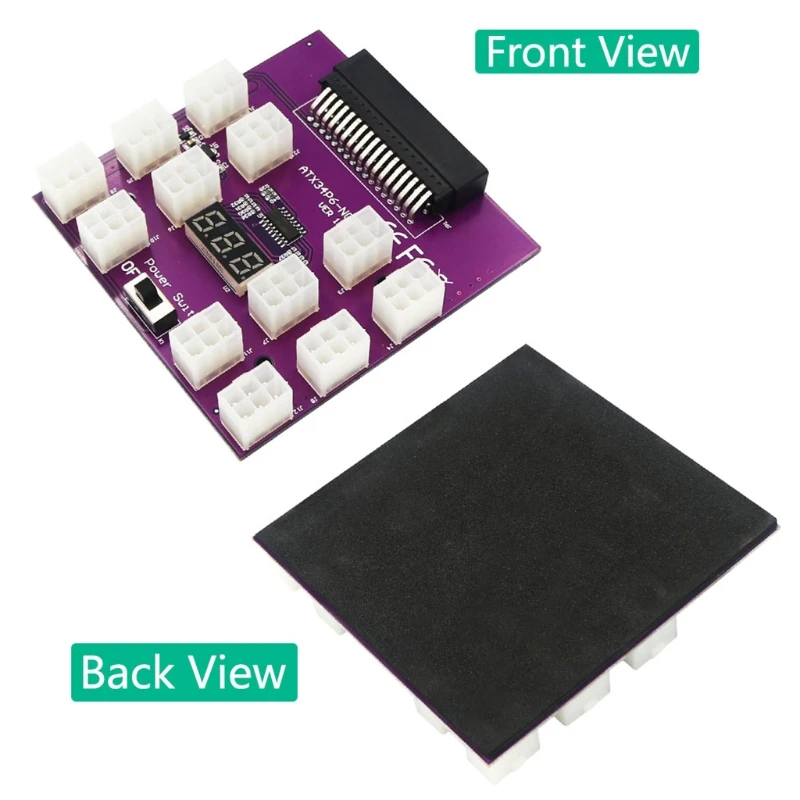 

F19E 12 в выходной источник питания, адаптер для коммутационной платы, фиолетовые печатные платы, соединитель для коммутатора 7001484-J002 FRU P/N