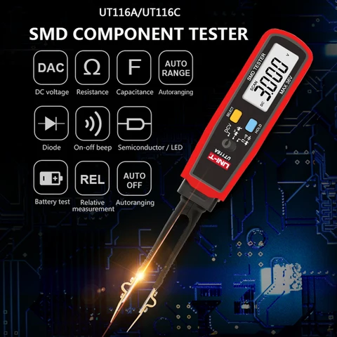 UNI-T UT116C/UT116A Мультиметр SMD Тестер