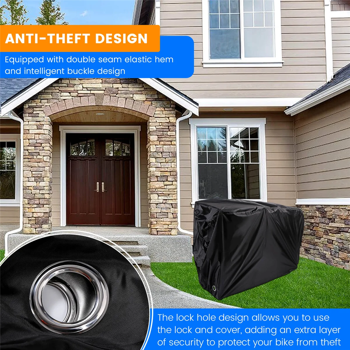 Чехол для велосипеда водонепроницаемый уличный тент защиты от УФ лучей дождя