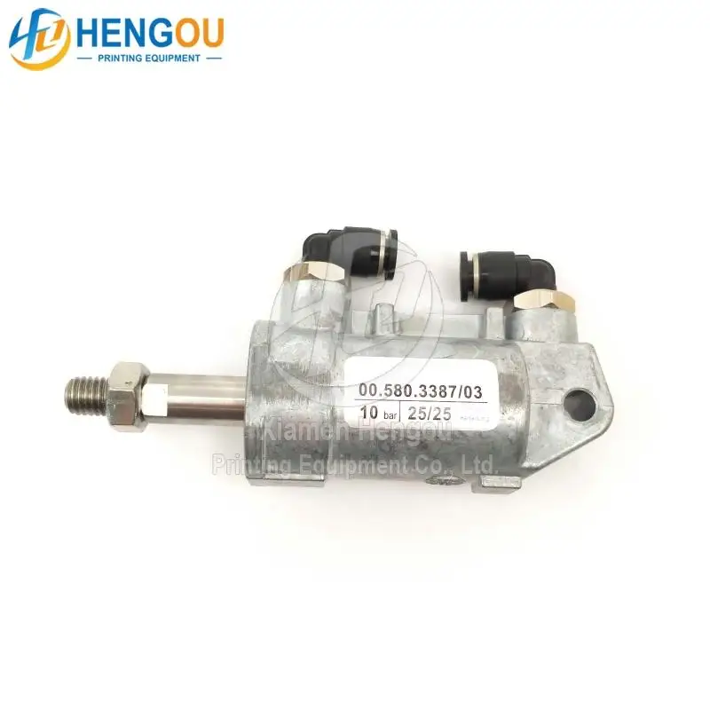 

00.580.3387/03 Heidelberg Air Cylinder for SM74 SM52 SM102 Printing Machine QGA25x25 Cylinder 00.580.3387