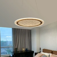 jmzm modern led ultra thin round pendant lamp nordic minimalist acrylic chandelier for living room bedroom restaurant light new