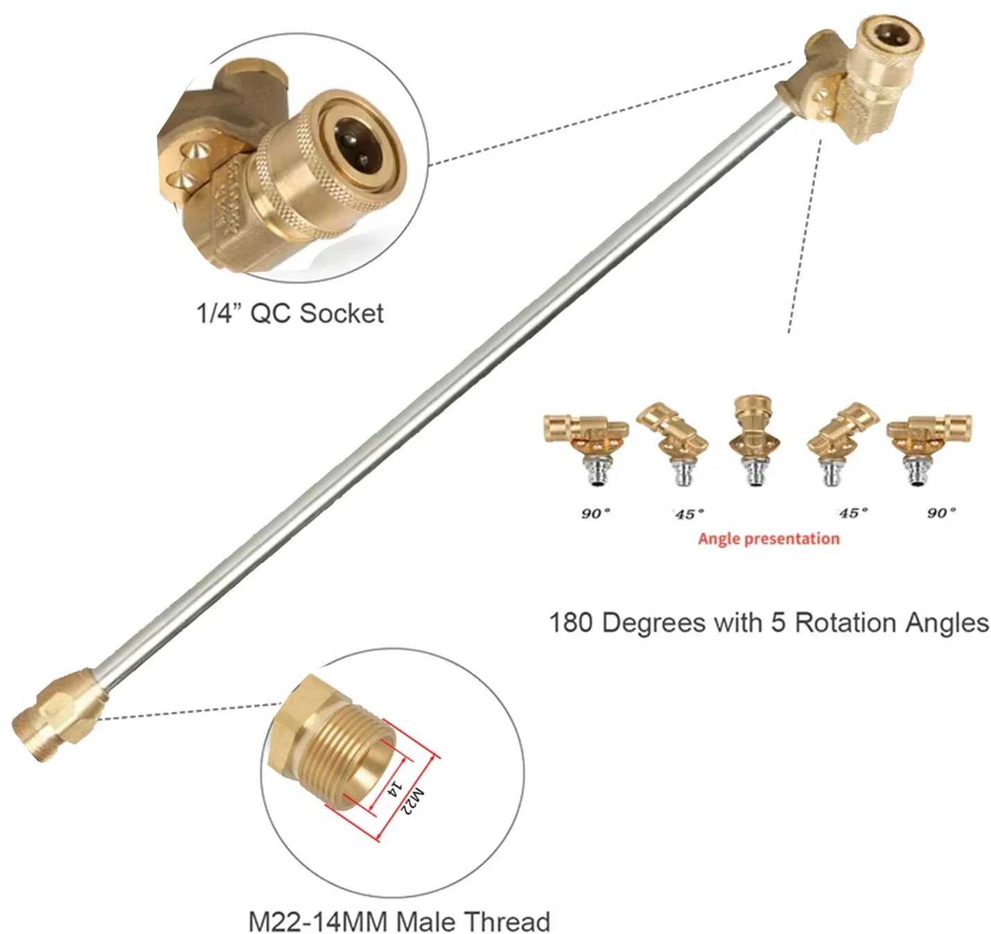 Удлинительная трубка для пистолета мойки высокого давления Karcher Pro HD/HDS