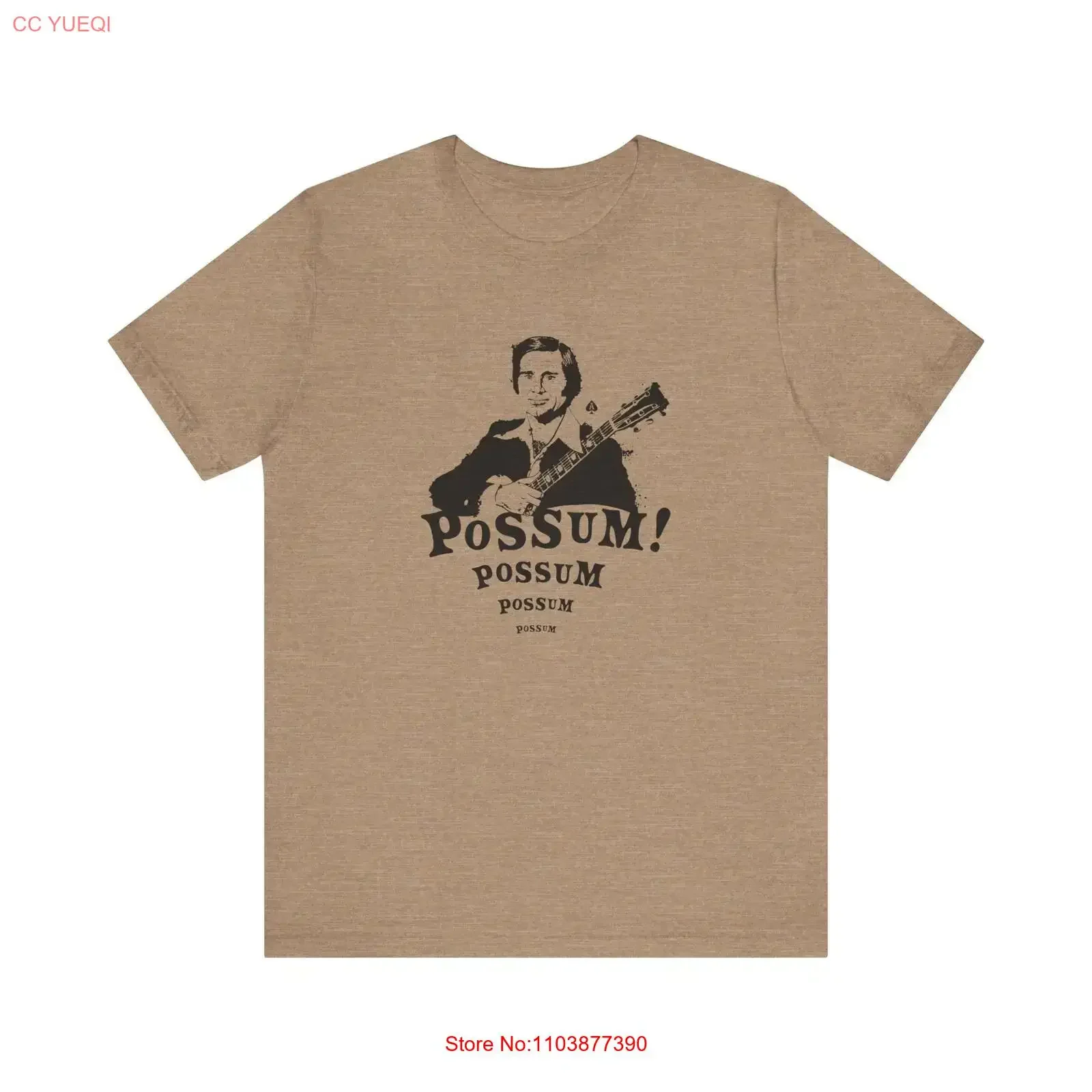 Фото Футболка Phish Possum Jersey, винтажная, с эффектом потертости, дизайнерская одежда, повседневная стильная мужская уличная одежда, унисекс, модная, мягкая. №1