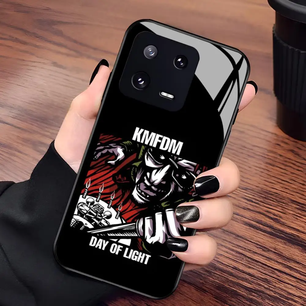 Чехол для телефона KMFDM B-band для Xiaomi 17 15 14 13 12 Mi 11 X T Ultra Pro Lite 5G, черный, стеклянный (art.: 3920dbbe5653b) - 3920dbbe5653b