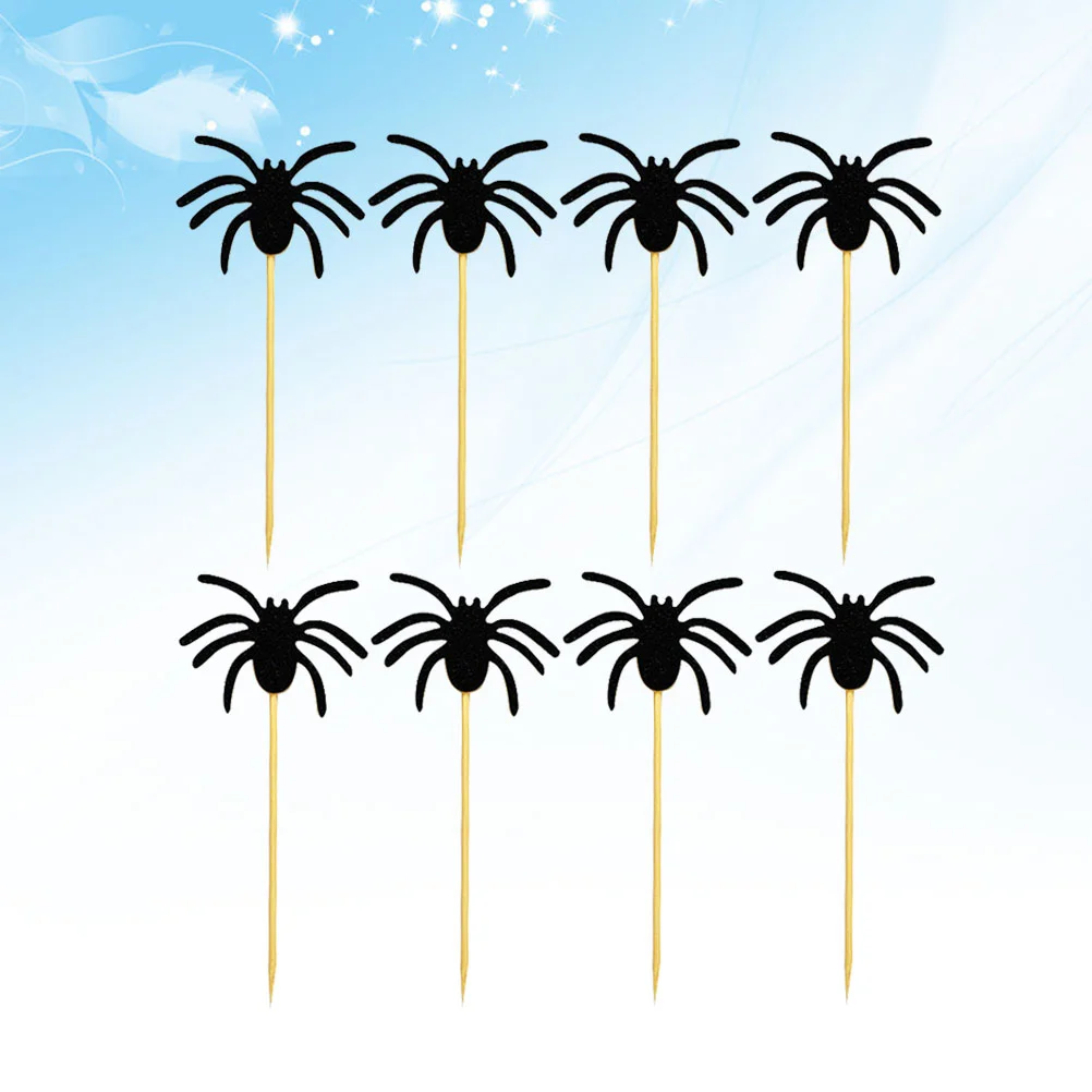 10 шт. фруктовые торты выбор для Хэллоуина вставка десерта на Хэллоуин черный