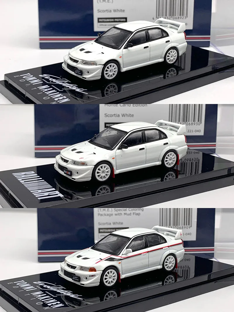 Фото Коллекционная модель автомобиля Hobby Japan Diecast Alloy 1:64 Lancer RS/GRS Evolution VI, классика, сувенир для взрослых, статическая модель для демонстрации №1