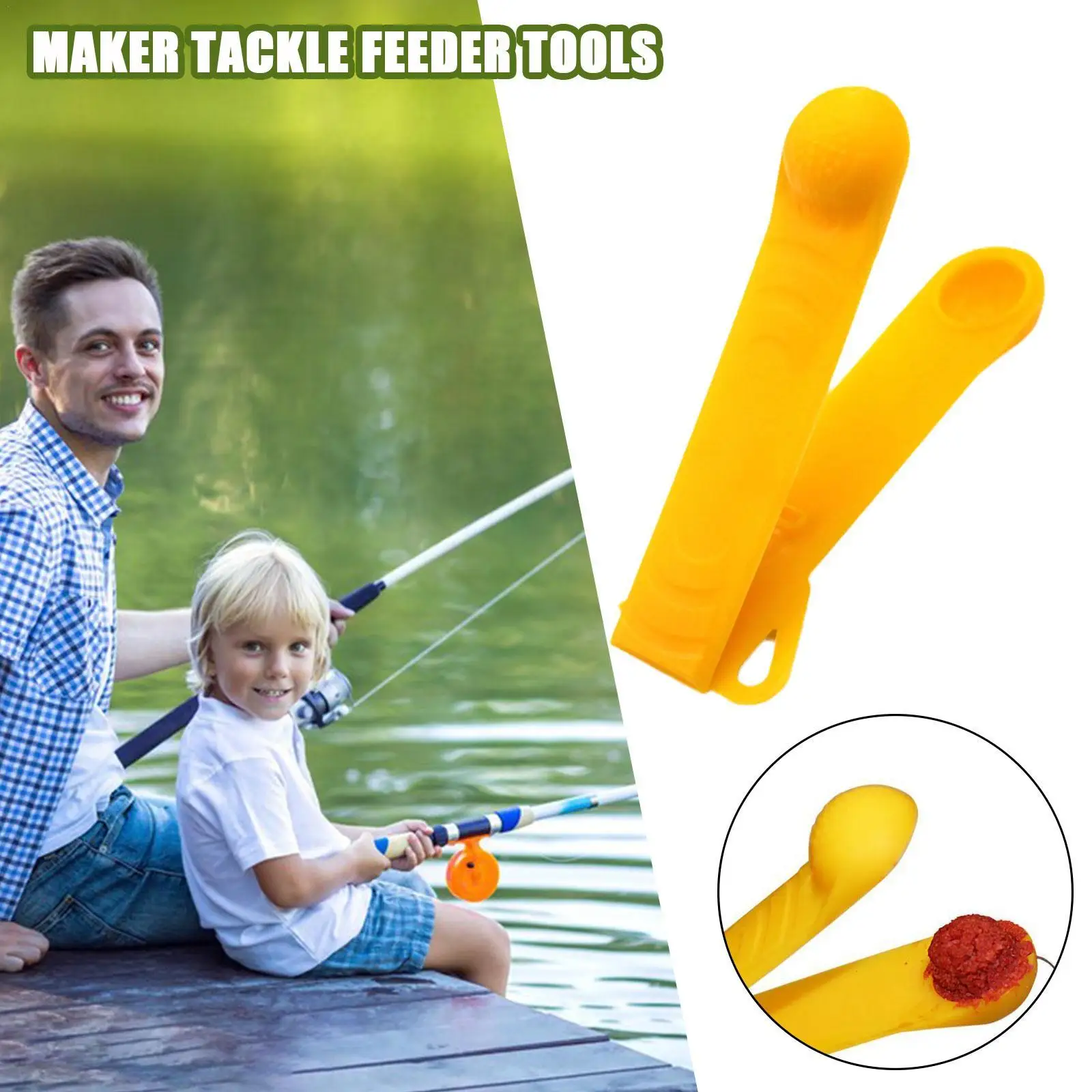 

Portable Carp Fishing Press Bait Ball Shaper Groundbait Maker Tackle Feeder Tools Bait Filling Mold Fishing Tackle Accessories