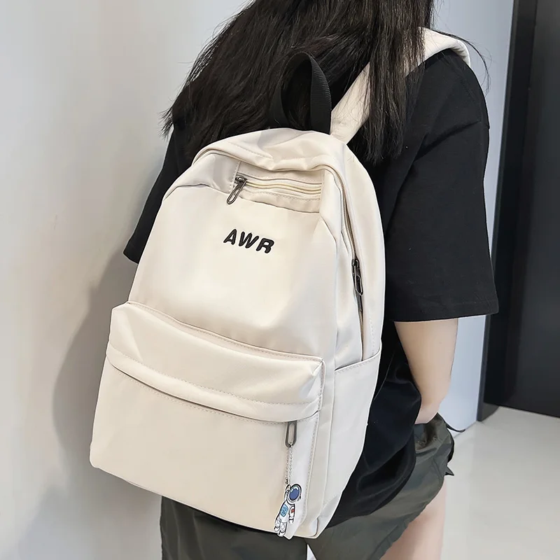 

Cool Male Travel Female Solid Color New Backpack Lady Men Laptop Women Backpack Student Bag Boy Girl Harajuku School Bag Fashion