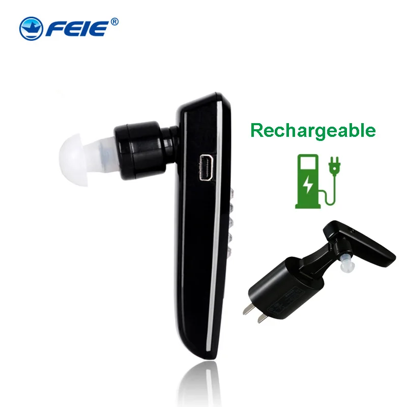 

S-101 Potable Rechargeable Hearing Aid Mini Device Ear Amplifier Digital Hearing Aids BTE Elderly Ear Care Hearing Amplifier