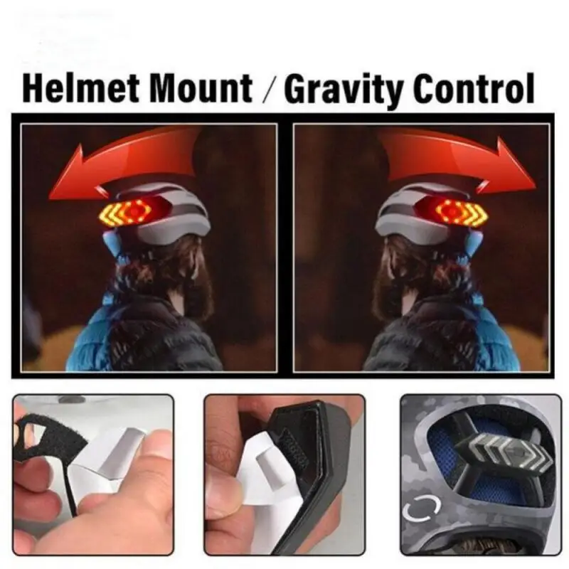 Задний фонарь для велосипеда с поворотником USB-зарядкой