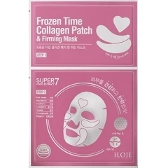 Двухуровневая укрепляющая маска & патч ILOJE Frozen Time Collagen Patch Firming Mask| |