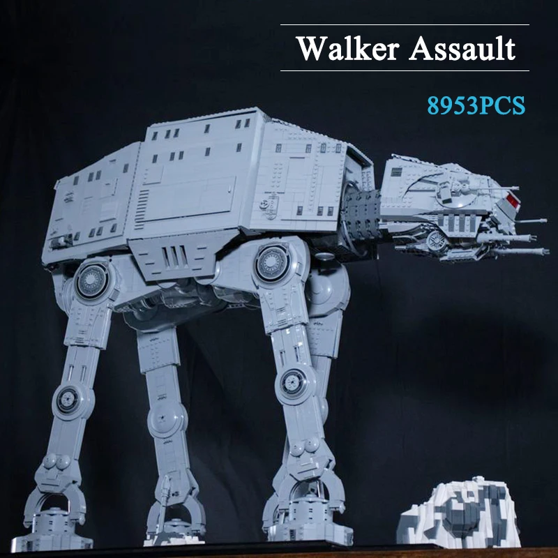 

UCS AT-AT Walker Assault CompatibleStar Plan Wars MOC Building Block Gift DIY Robot Rebrickable Diy Toy Gift