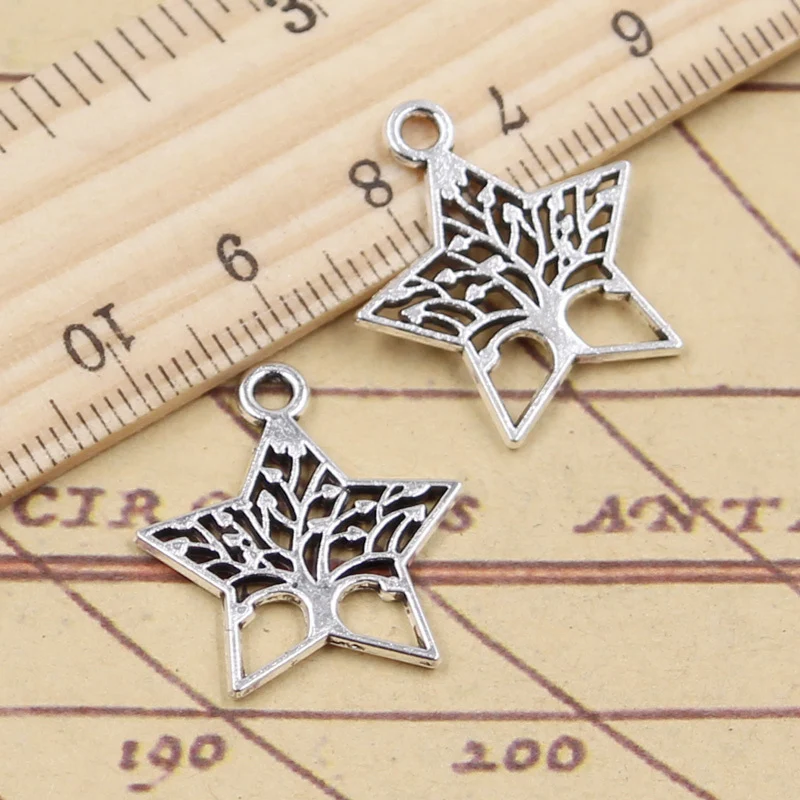 

Подвеска «Звездное Дерево жизни», 23 х2, 1 мм, 40 шт.