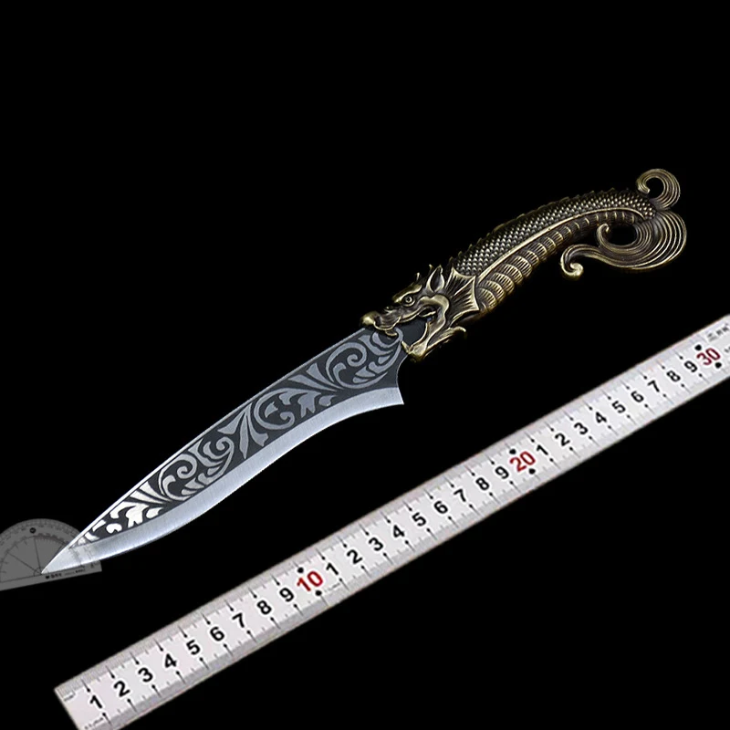 Цена Кухонный нож Longquan, резец ручной работы из кованой стали с медной ручкой, 4 дюйма, острый, универсальный, для охоты, барбекю, Мясницкий, стиль в...