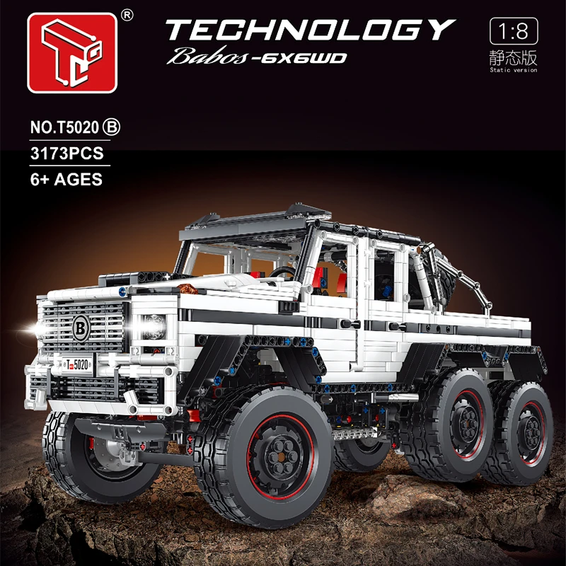 

В наличии высокотехнологичные строительные блоки MOC T5020A T5020B 3173 шт. для внедорожников Lej901