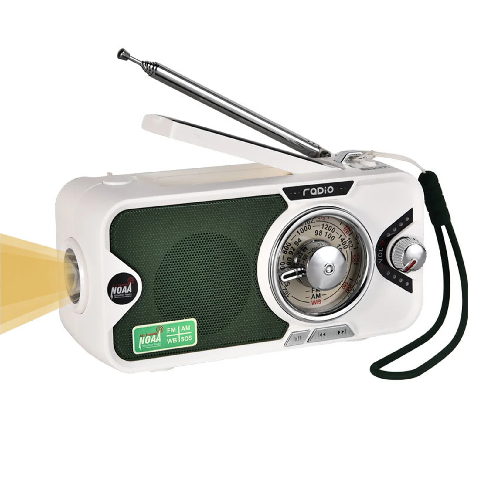 

Hand Crank Radio Solar Powered Portable Noaa Radio Portable Noaa Weather Radio Reading Lamp Led Flashlight For Outdoor Emergency