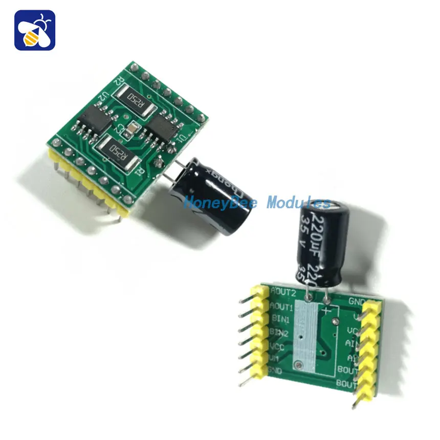 

A4950 dual-way motor driver module performance exceeds TB6612 DC brush motor driver board