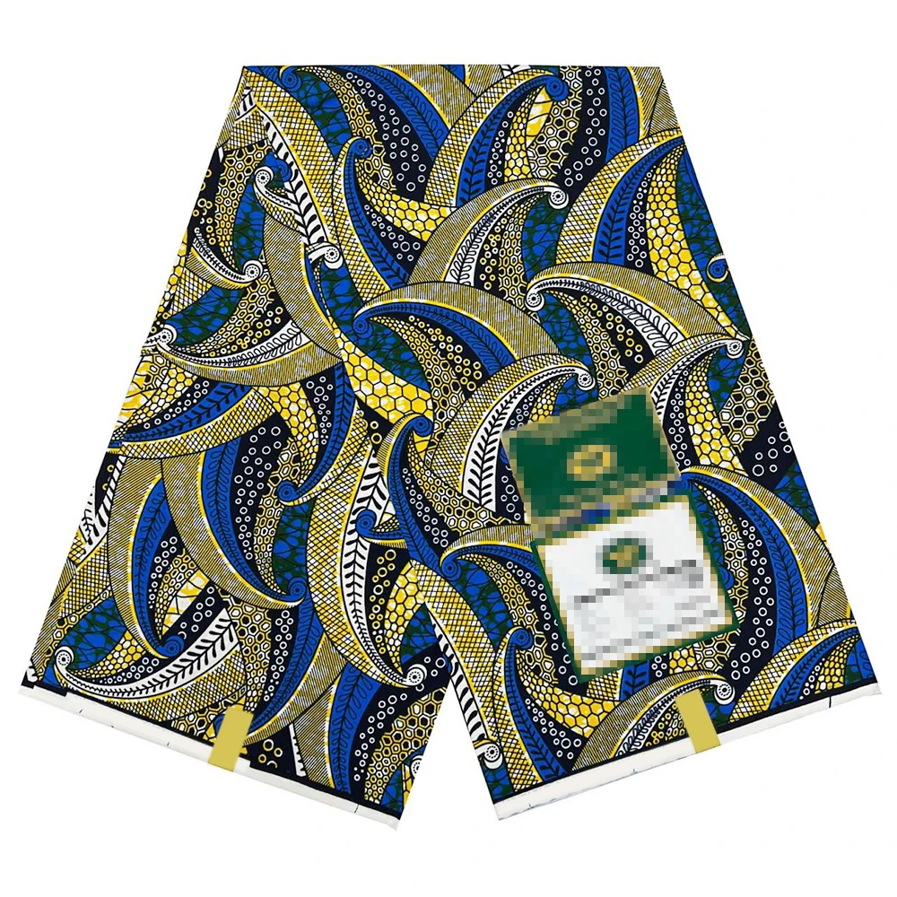 Новейшая африканская ткань воск Анкара блок принт настоящий нигерийского батика