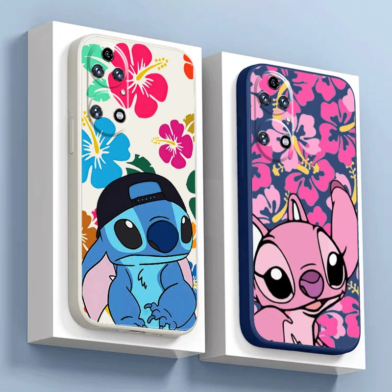 Чехол для телефона Disney Lilo Stitch Bady Huawei P50 P50E P40 P30 P20 PRO LITE 5G P Smart Z S Мягкий жидкий