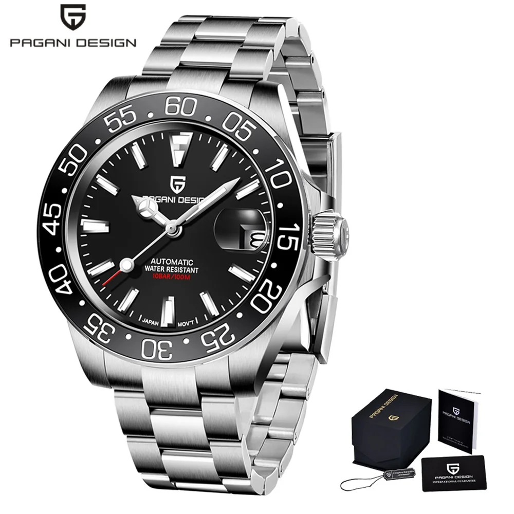 Часы наручные PAGANI DESIGN PD1670 Мужские механические Роскошные автоматические деловые