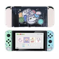stoga chirp ball cat for nintendo switch cases tpu soft full cover for nintendo switch ns console translucent back cover shell