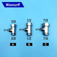 wasourlf toilet adapter tee shape male female thread 12 78 916 38 inch brass material bathroom washroom kitchen home